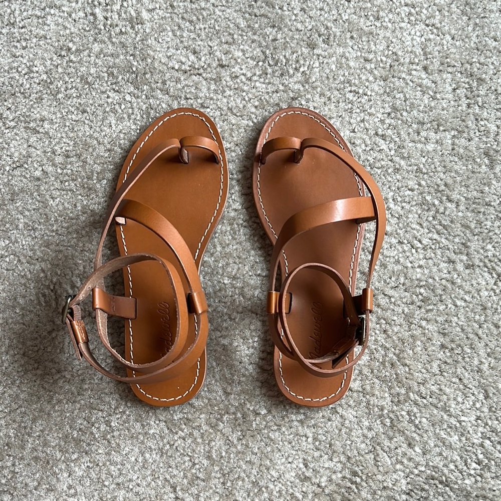 Madewell The Boardwalk Bare Sandal size 6